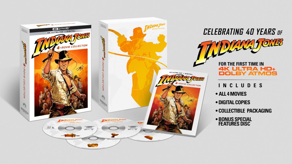 4K UHD Blu-ray News: Paramount’s  ‘Indiana Jones 4-Movie Collection’ Box Set to be Released on June&nbsp;8