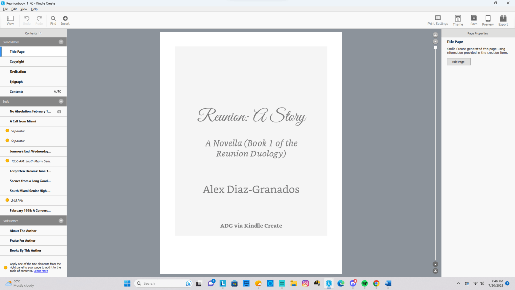 Reunion: A Story –  Pooja G’s&nbsp;Review