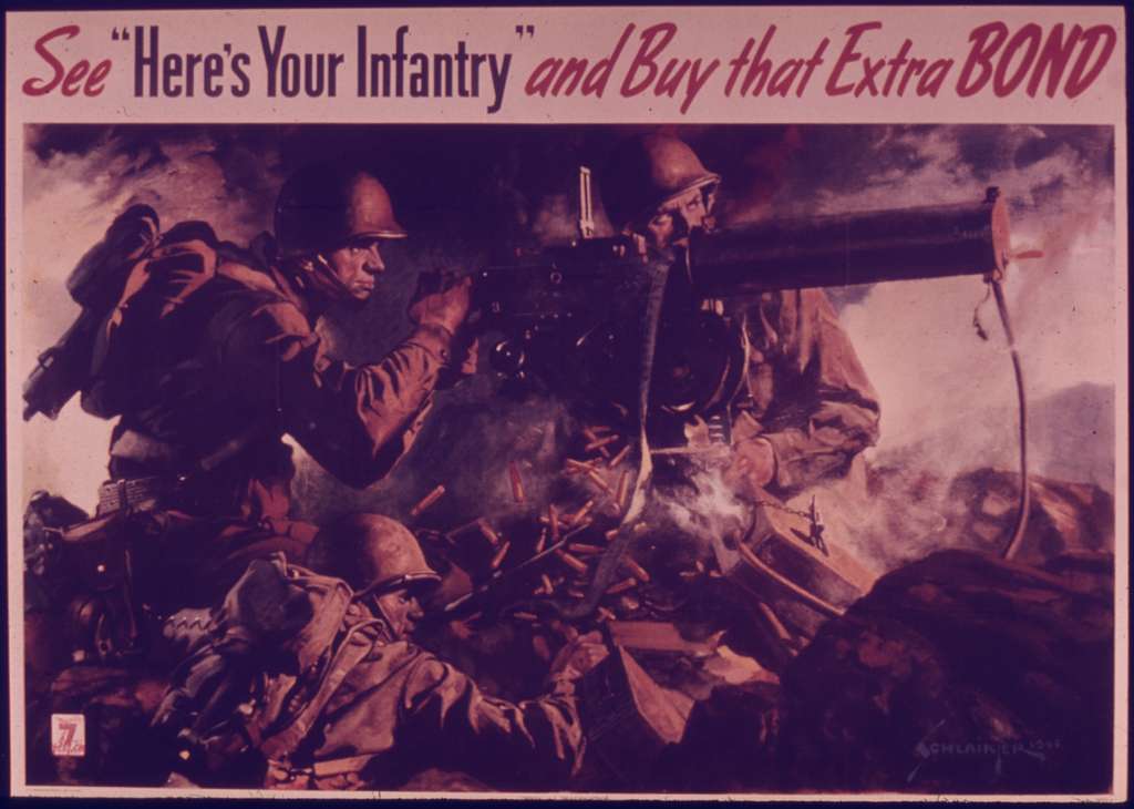 Jim and Maddie see posters like this in the dining area of the WWII-themed Moonglow club. (Image Credit: Office of War Information/National Archives and Records Administration - NARA) 