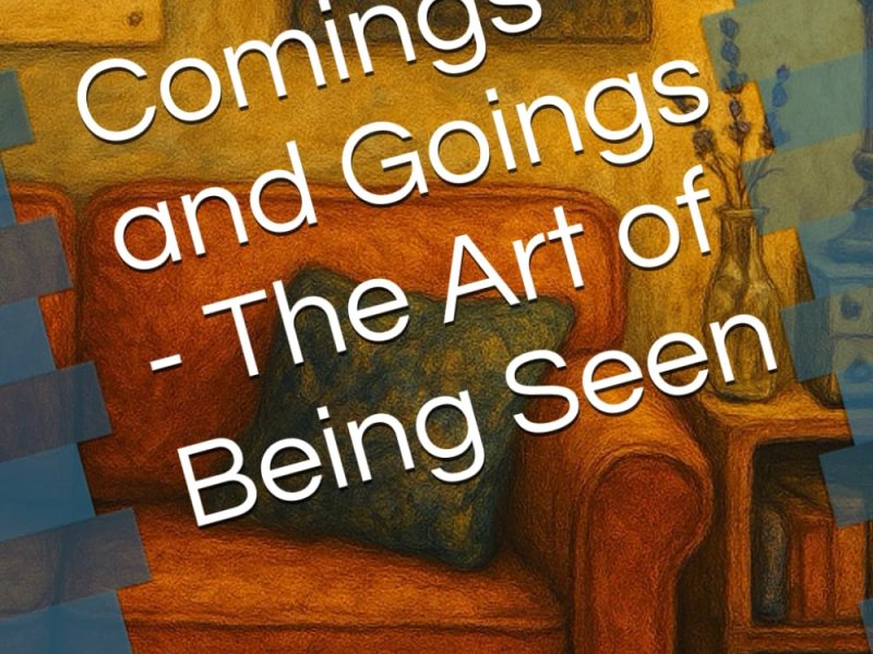 Smorgasbord Book Promotions 2026 Showcases My Novelette, ‘Comings and Goings – The Art of Being Seen’&nbsp;Today