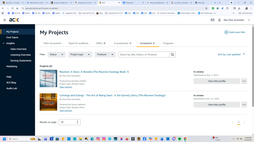 Adventures in Audiobook Production: No (Bad or Good) News About My In-Review Projects…Yet