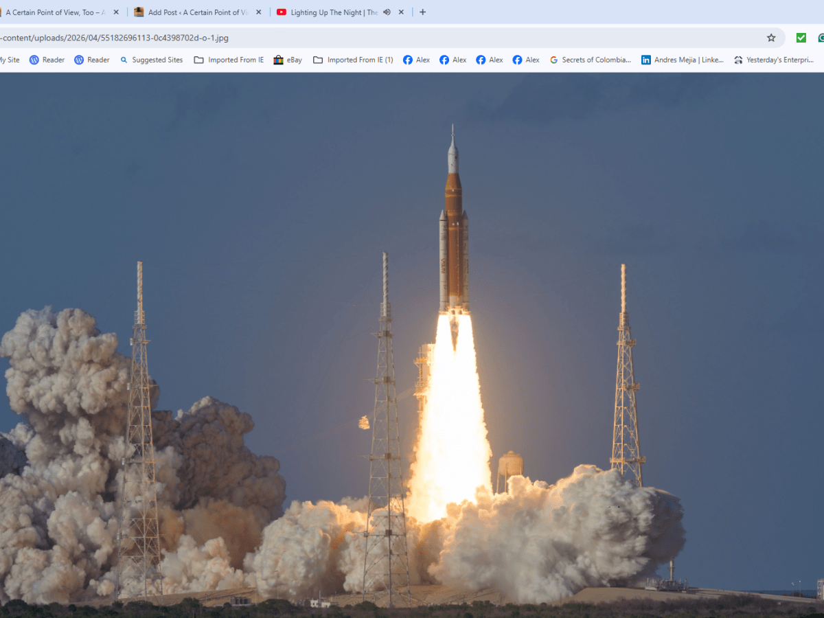 Meanwhile, in My Backyard: Artemis&nbsp;II