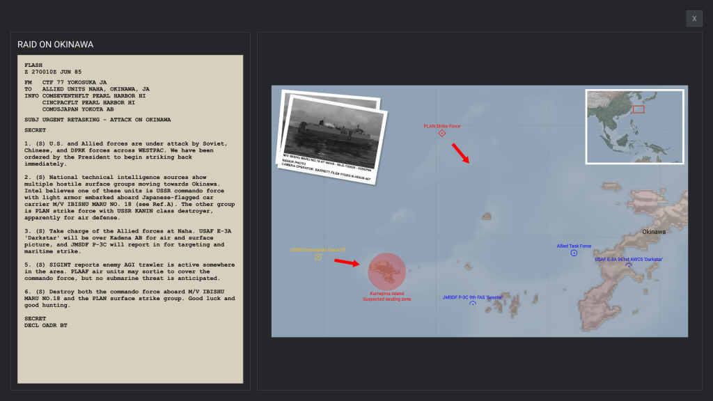 Old Gamers Never Die: The East China Sea Boils Over in Pacific Strike ’85 (Sea Power&nbsp;Campaign)