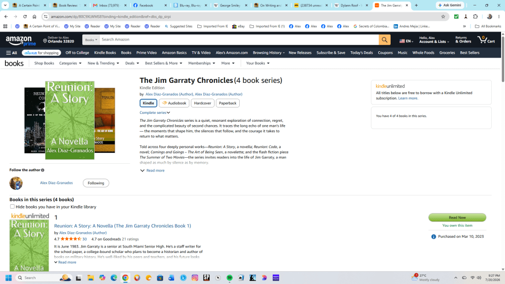 Finishing Touches on ‘The Jim Garraty Chronicles’